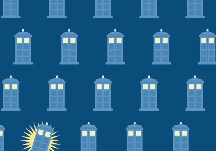 Pattern di Tardis vettore