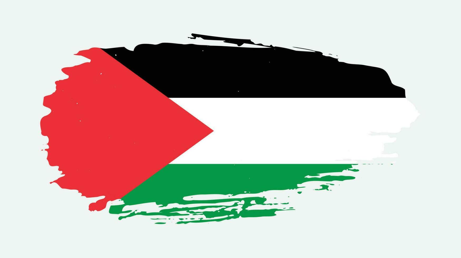 bandiera del grunge della palestina vettore