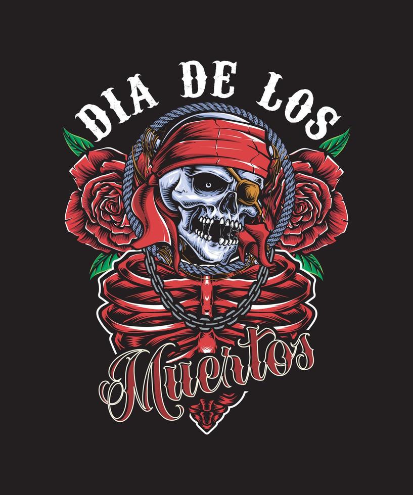 dia de los muertos vettore