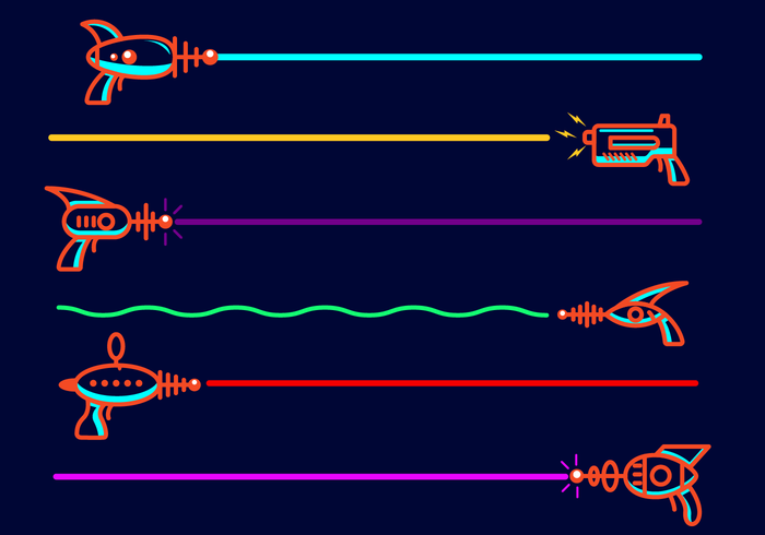 Laser Tag Vector gratuito