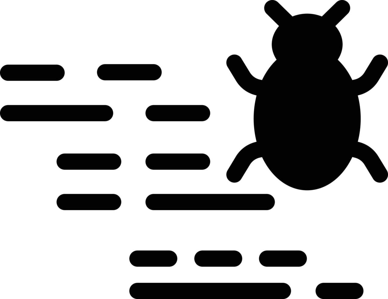 illustrazione vettoriale bug su uno sfondo. simboli di qualità premium. icone vettoriali per il concetto e la progettazione grafica.