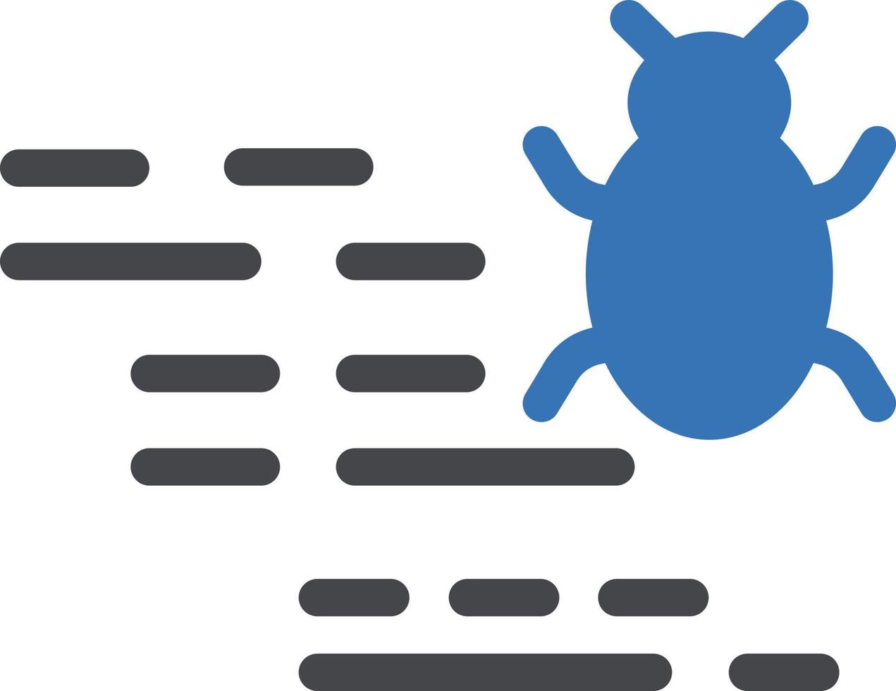 illustrazione vettoriale bug su uno sfondo. simboli di qualità premium. icone vettoriali per il concetto e la progettazione grafica.