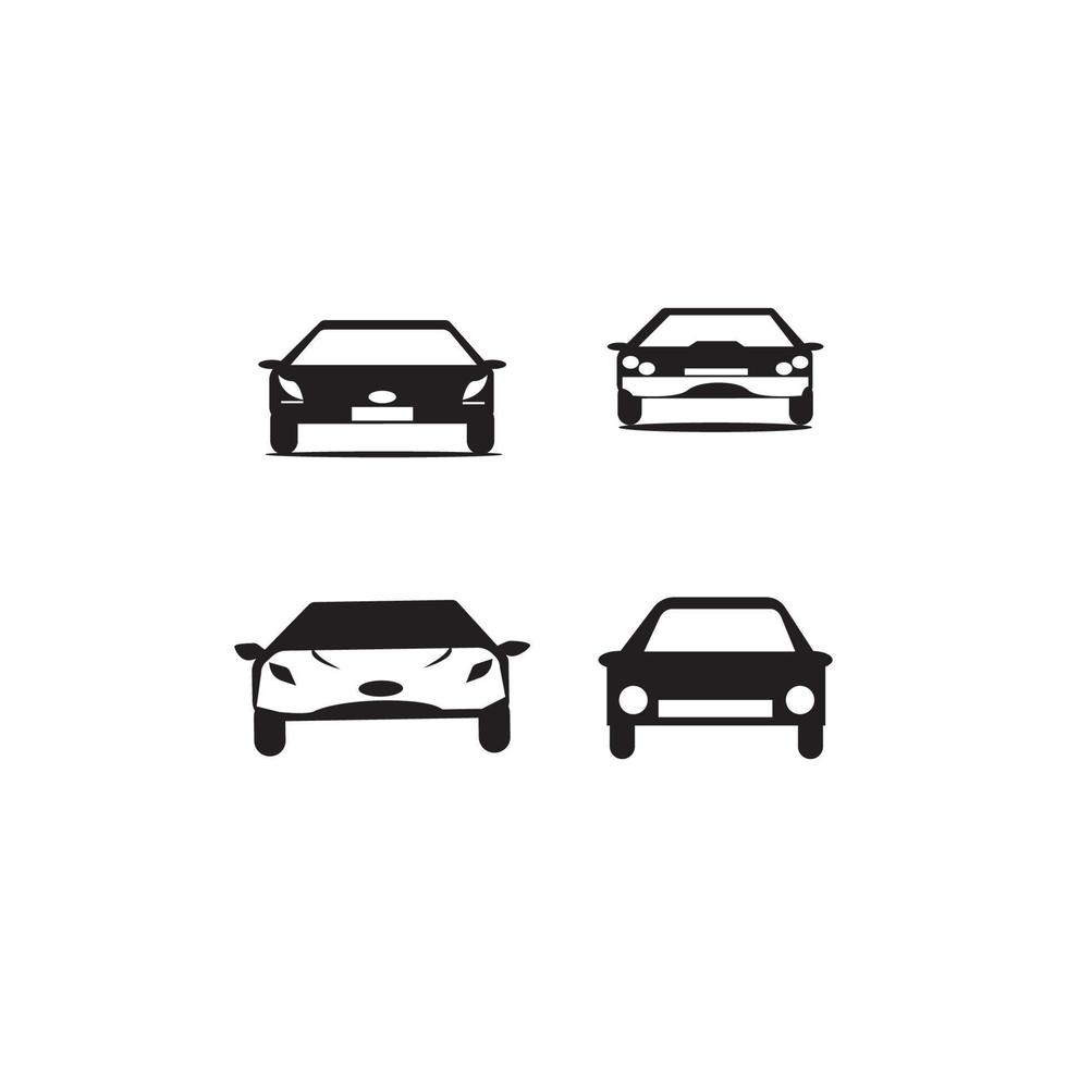 auto icona logo, vettore design
