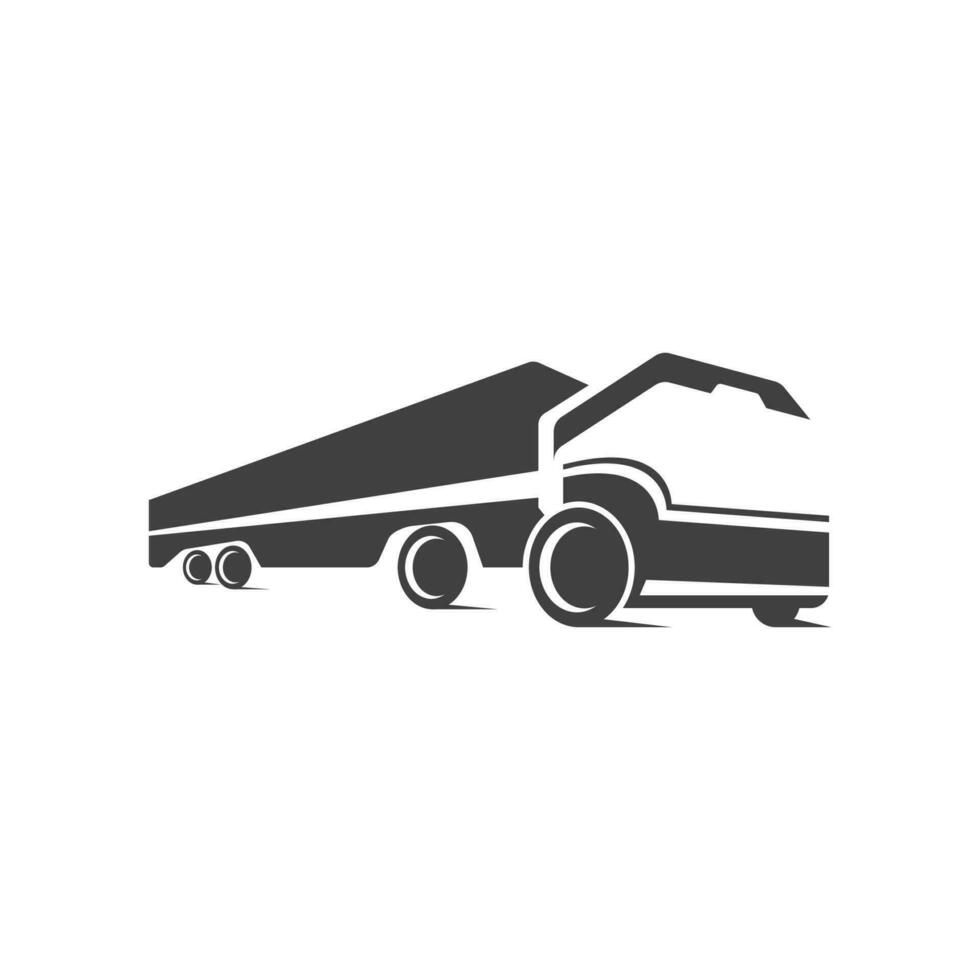 illustrazione del disegno dell'icona di vettore del camion
