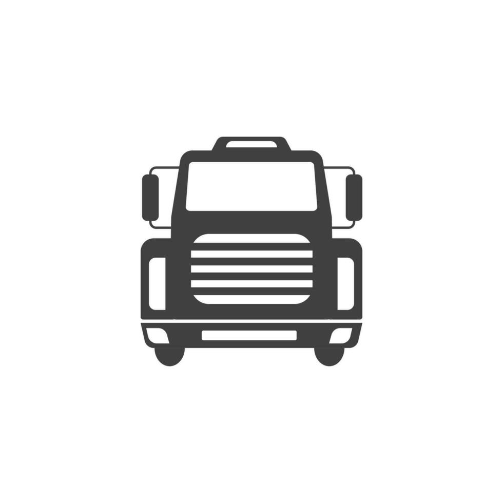 illustrazione del disegno dell'icona di vettore del camion