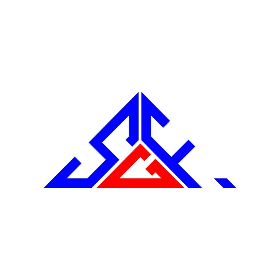 sgf lettera logo creativo design con vettore grafico, sgf semplice e moderno logo nel triangolo forma.