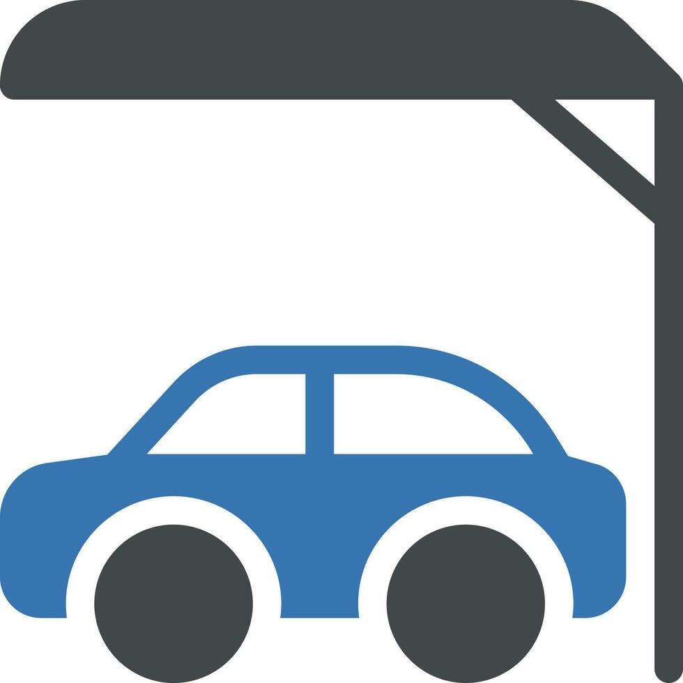 illustrazione vettoriale di parcheggio auto su uno sfondo simboli di qualità premium. icone vettoriali per il concetto e la progettazione grafica.
