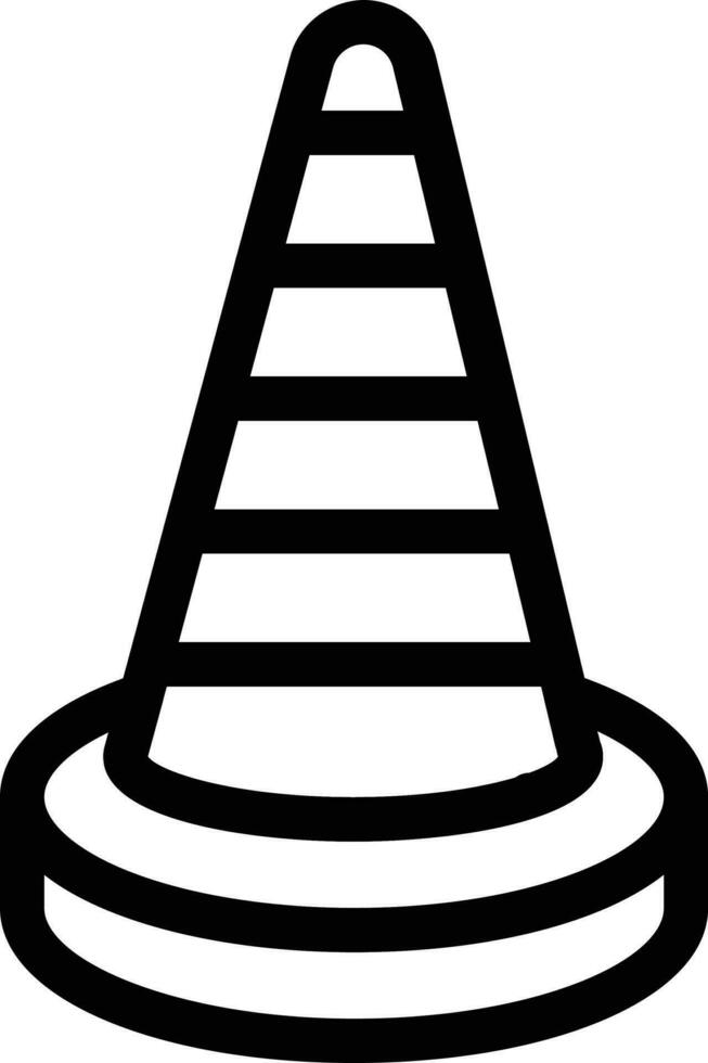 illustrazione vettoriale del cono su uno sfondo simboli di qualità premium. icone vettoriali per il concetto e la progettazione grafica.