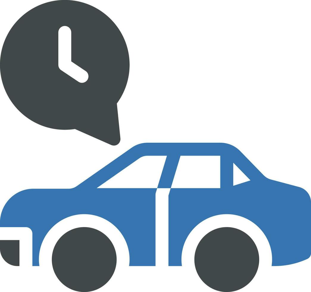 illustrazione vettoriale del tempo di parcheggio su uno sfondo. simboli di qualità premium. icone vettoriali per il concetto e la progettazione grafica.