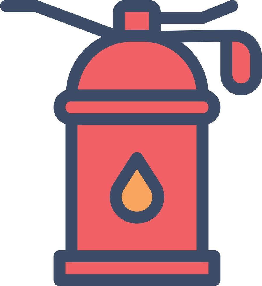 illustrazione vettoriale di fuoco su uno sfondo simboli di qualità premium. icone vettoriali per il concetto e la progettazione grafica.