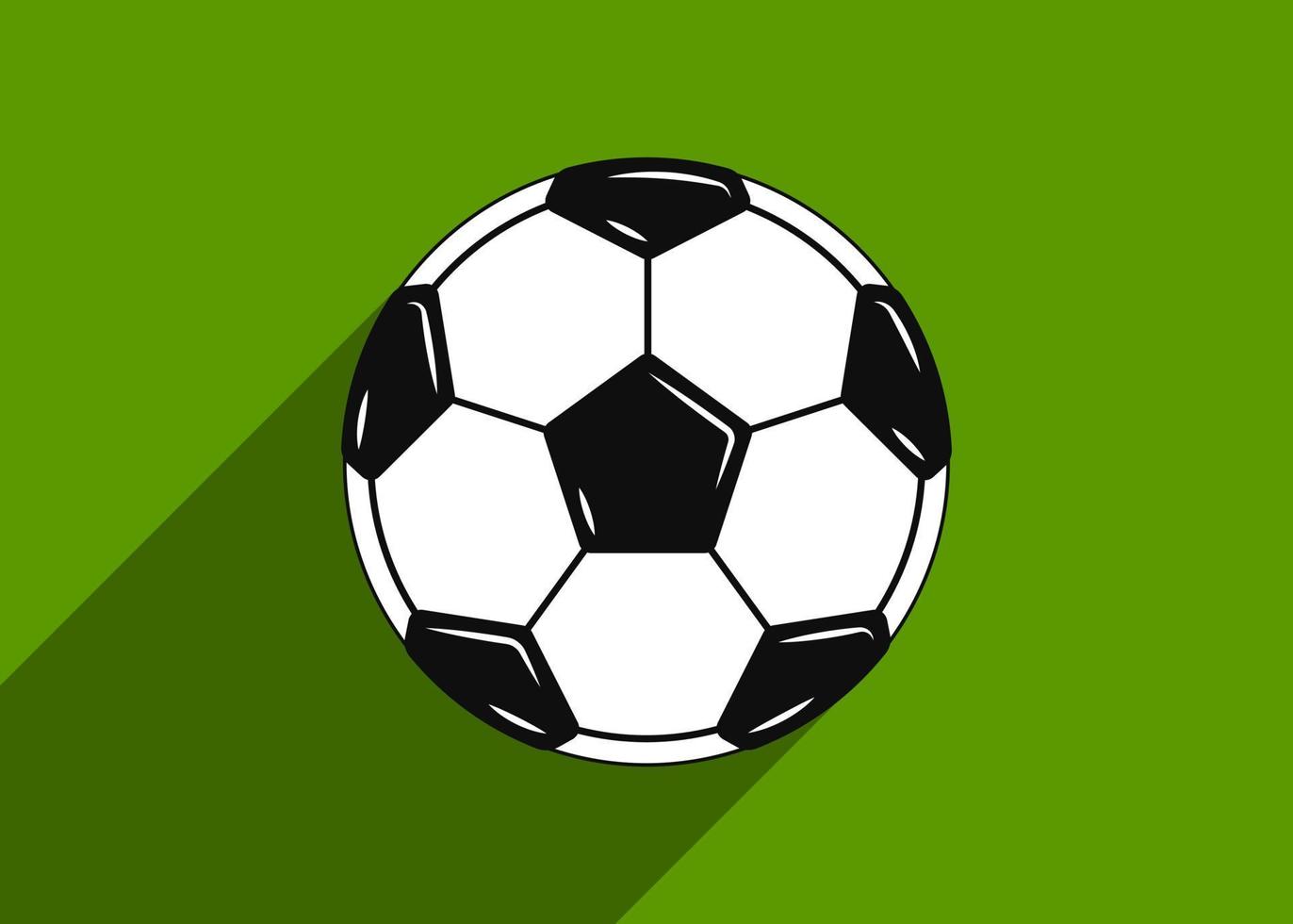 calcio palla icona. piatto design. vettore illustrazione.