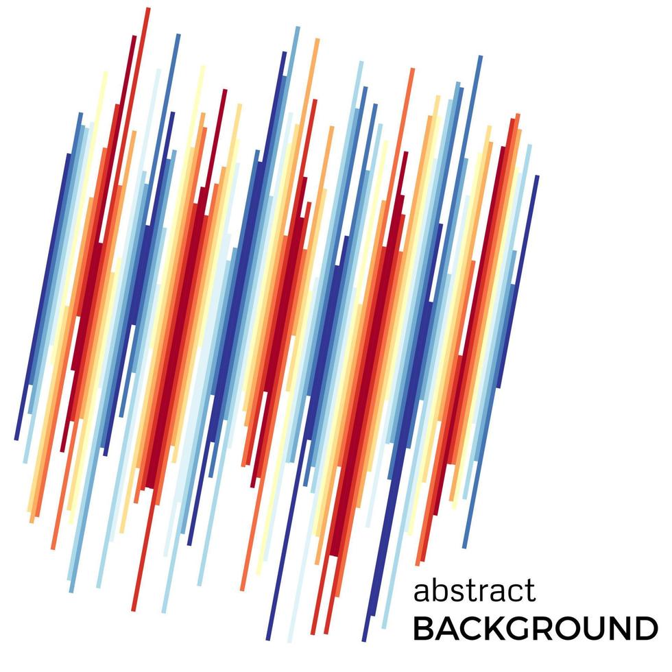 astratto sfondo con luminosa colorato Linee. diagonale geometrico struttura con posto per il tuo testo su un' bianca sfondo. vettore