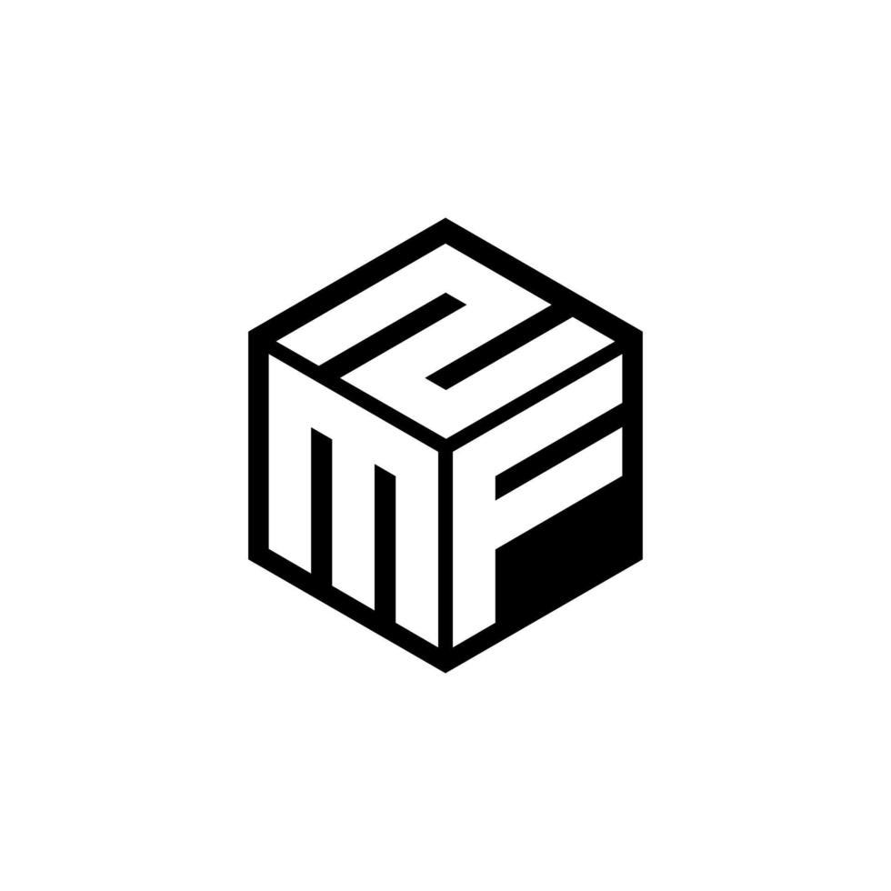 mfz lettera logo design con bianca sfondo nel illustratore. vettore logo, calligrafia disegni per logo, manifesto, invito, eccetera.