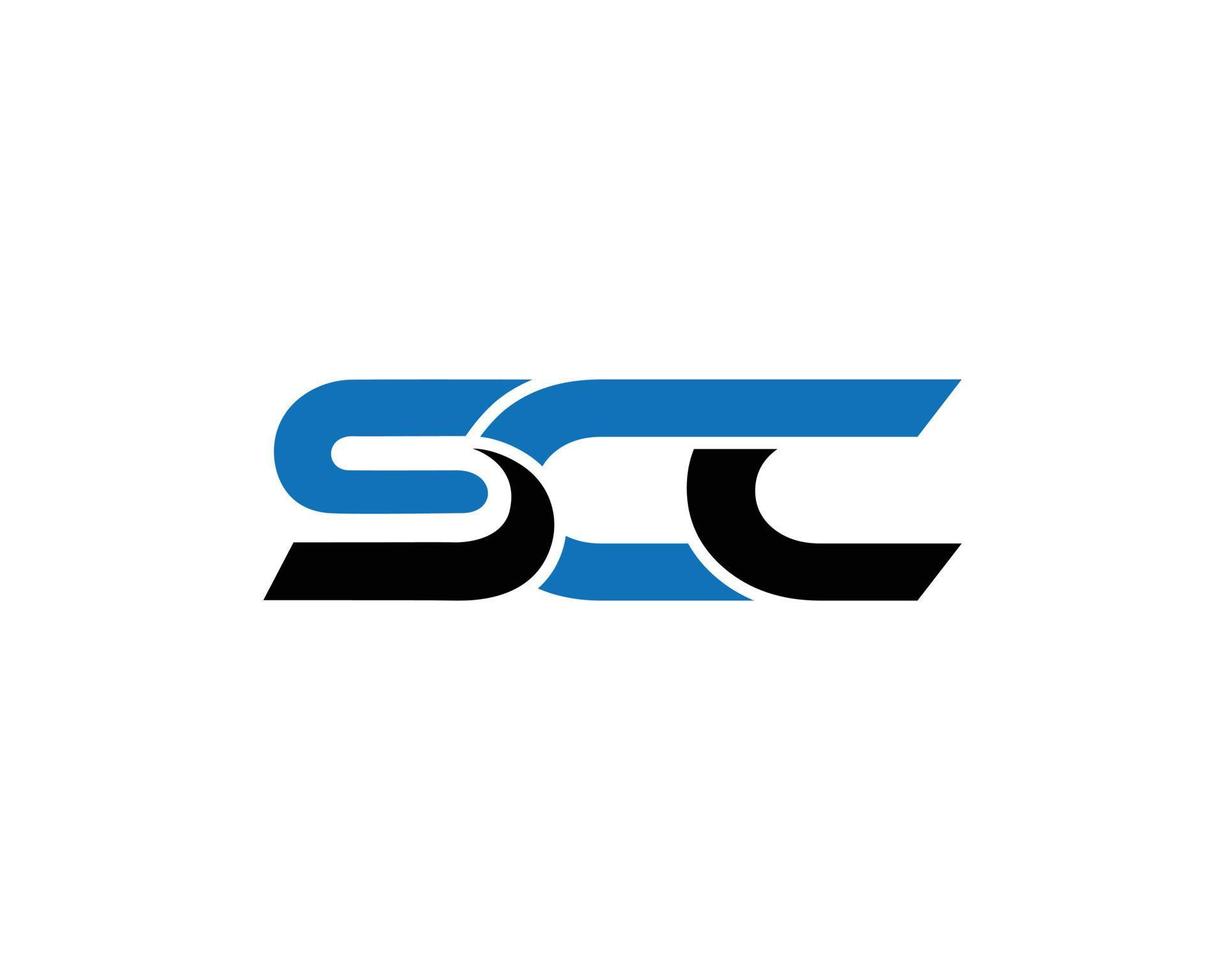 creativo astratto lettera scc logo icona design vettore simbolo concetto.