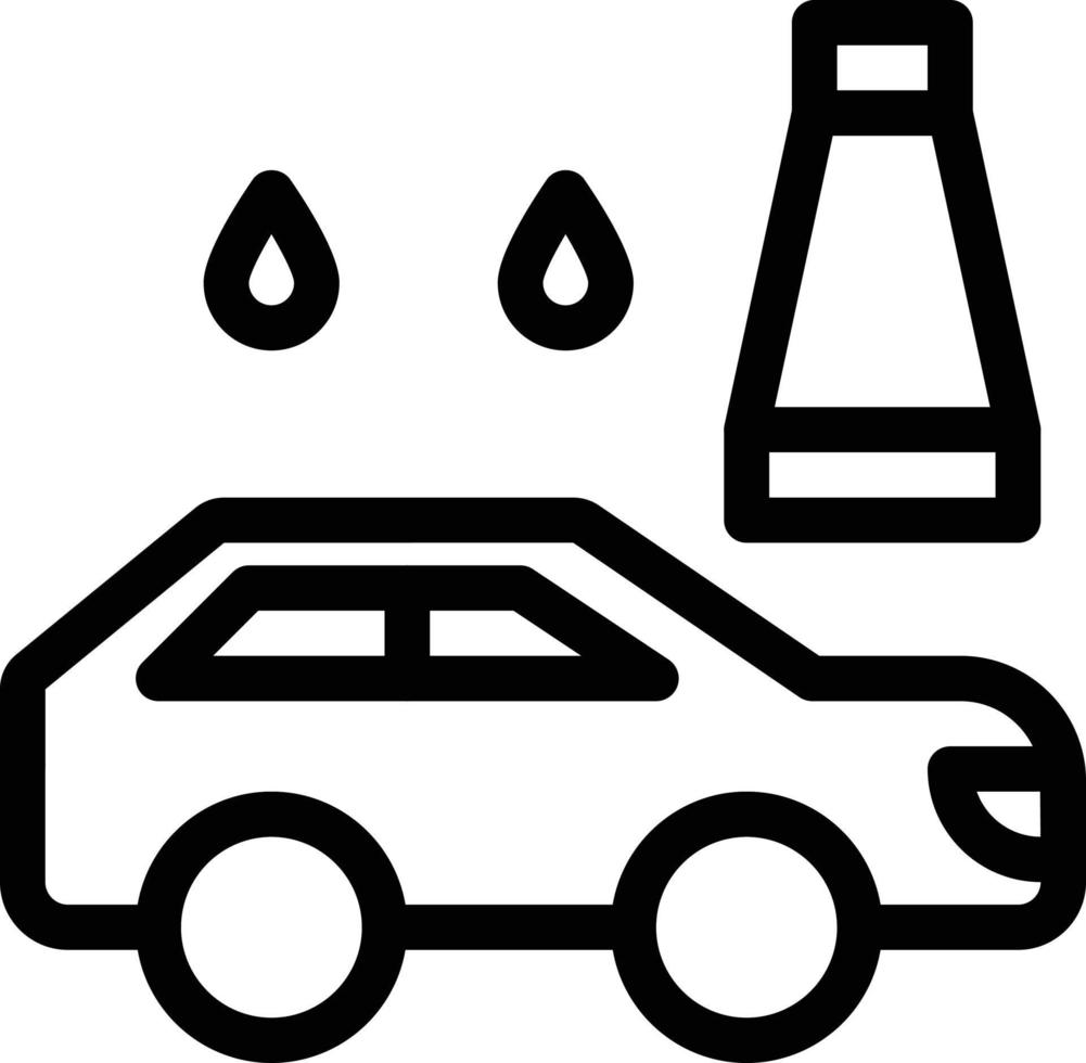 illustrazione vettoriale dell'autolavaggio su uno sfondo. simboli di qualità premium. icone vettoriali per il concetto e la progettazione grafica.