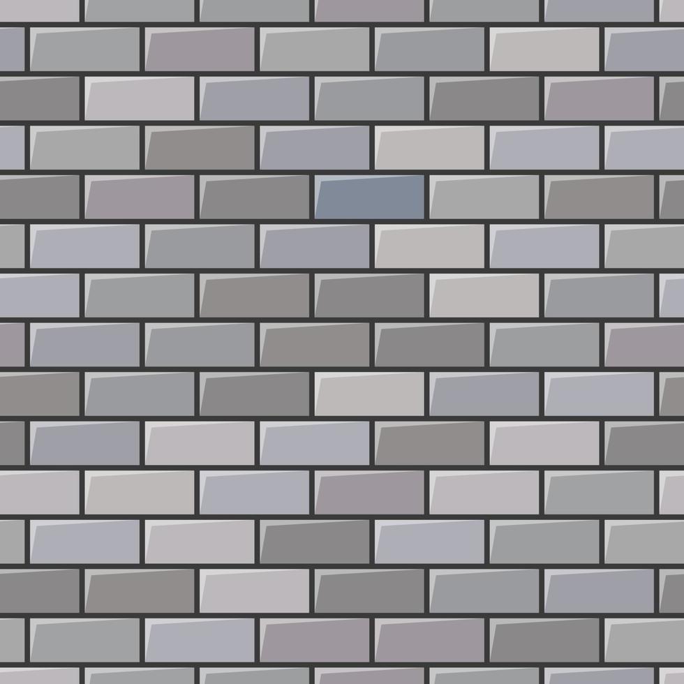 grigio mattone parete struttura. senza soluzione di continuità sfondo. vettore illustrazione