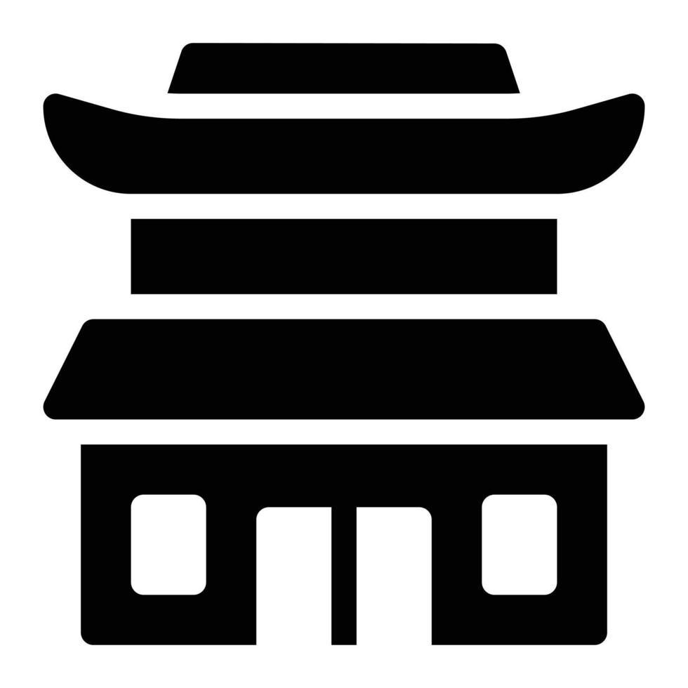 illustrazione vettoriale del tempio su uno sfondo. simboli di qualità premium. icone vettoriali per il concetto e la progettazione grafica.