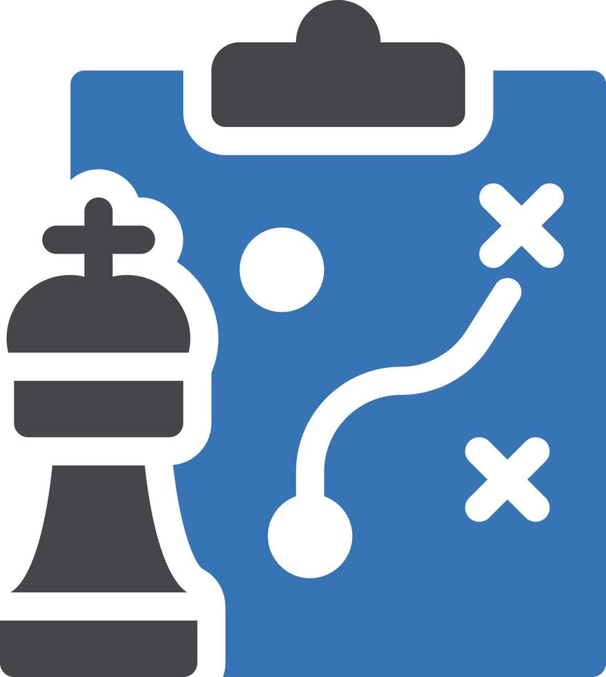 illustrazione vettoriale di strategia su uno sfondo. simboli di qualità premium. icone vettoriali per il concetto e la progettazione grafica.