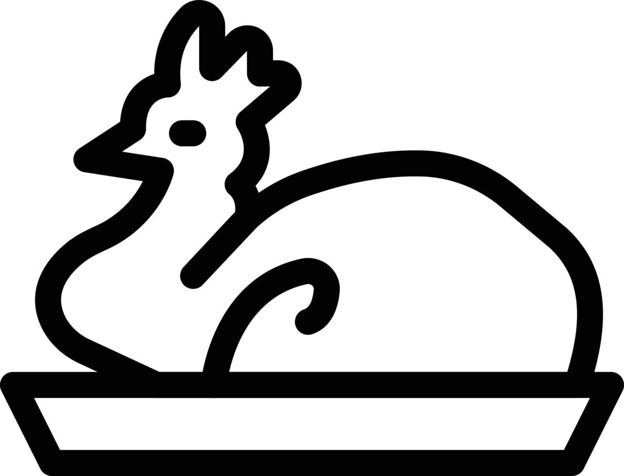 Cinese pollo vettore illustrazione su un' sfondo.premio qualità simboli.vettore icone per concetto e grafico design.
