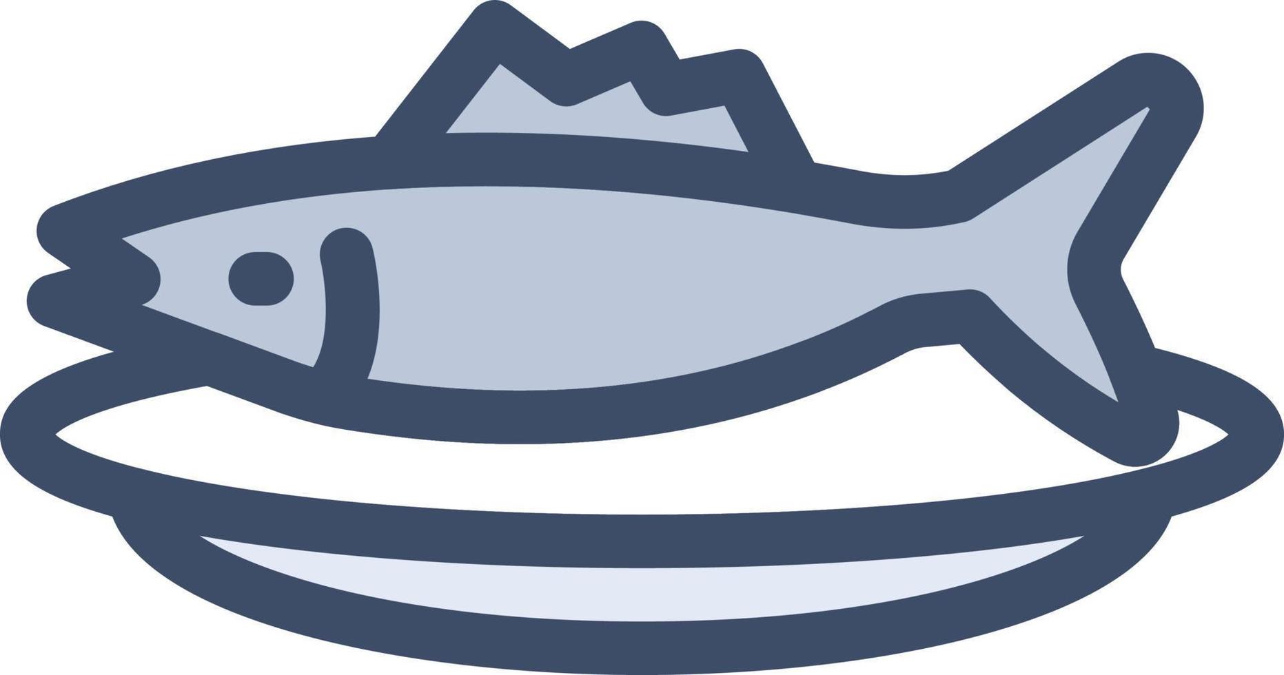 illustrazione vettoriale di pesce su uno sfondo. simboli di qualità premium. icone vettoriali per il concetto e la progettazione grafica.