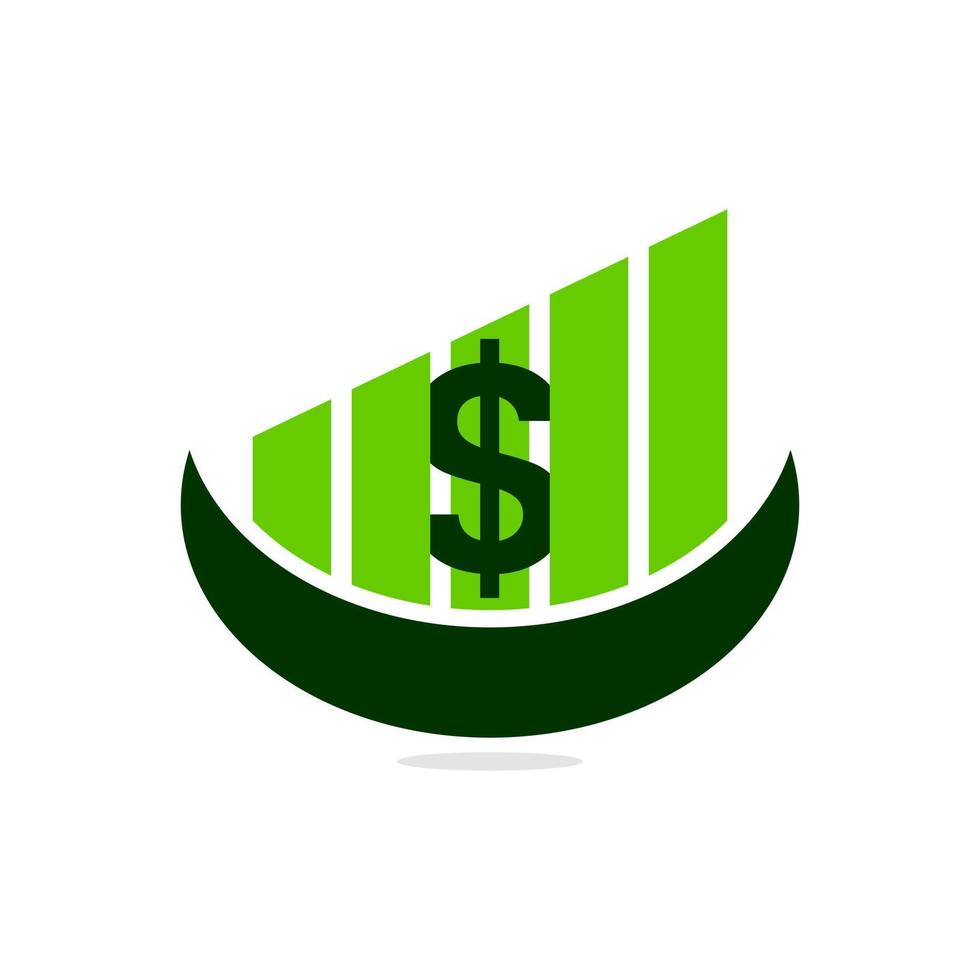 attività commerciale finanziario e contabilità logo design modello vettore