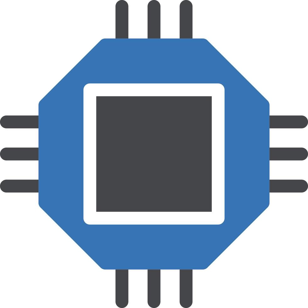 illustrazione vettoriale di chip su uno sfondo. simboli di qualità premium. icone vettoriali per il concetto e la progettazione grafica.