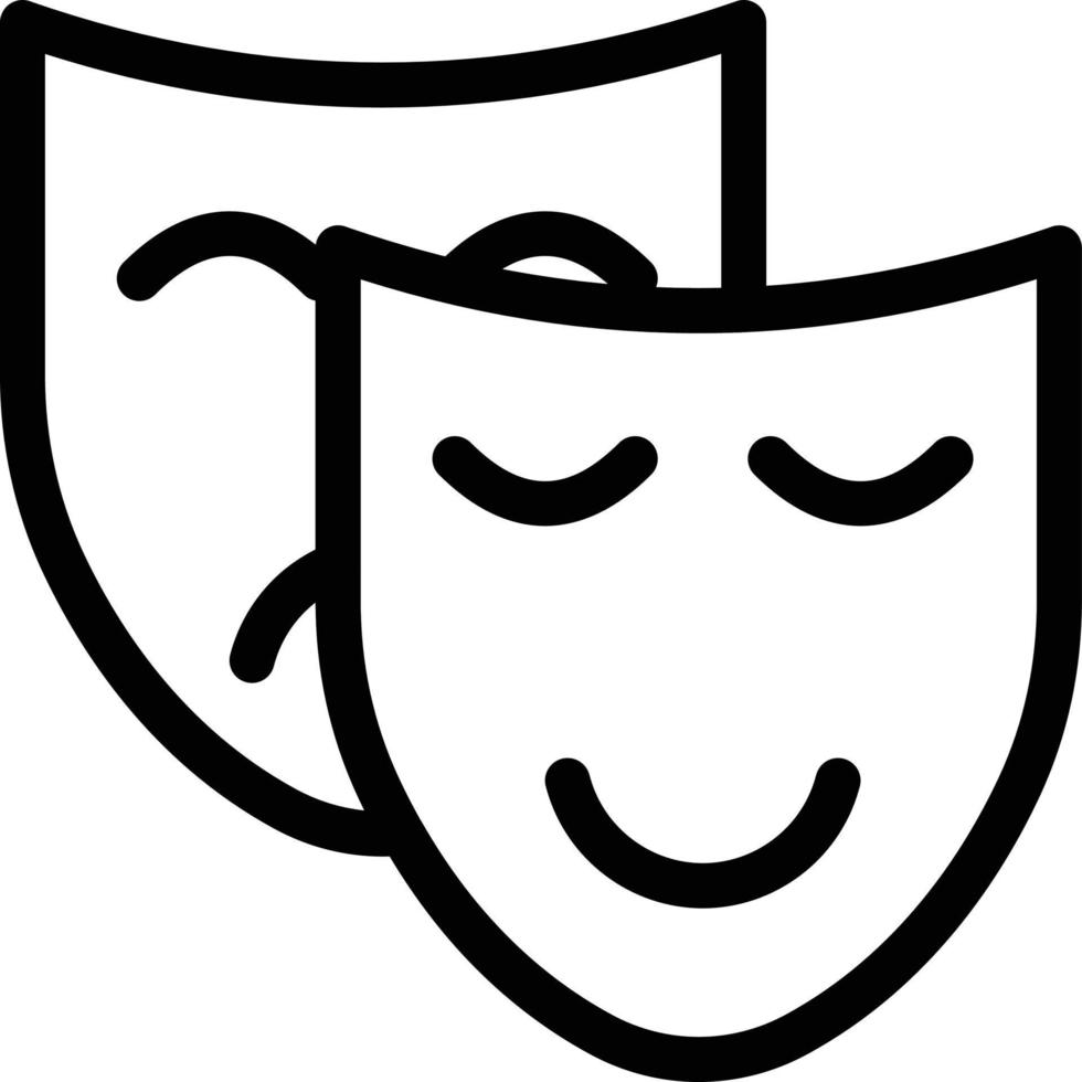 maschera illustrazione vettoriale su uno sfondo simboli di qualità premium. icone vettoriali per il concetto e la progettazione grafica.
