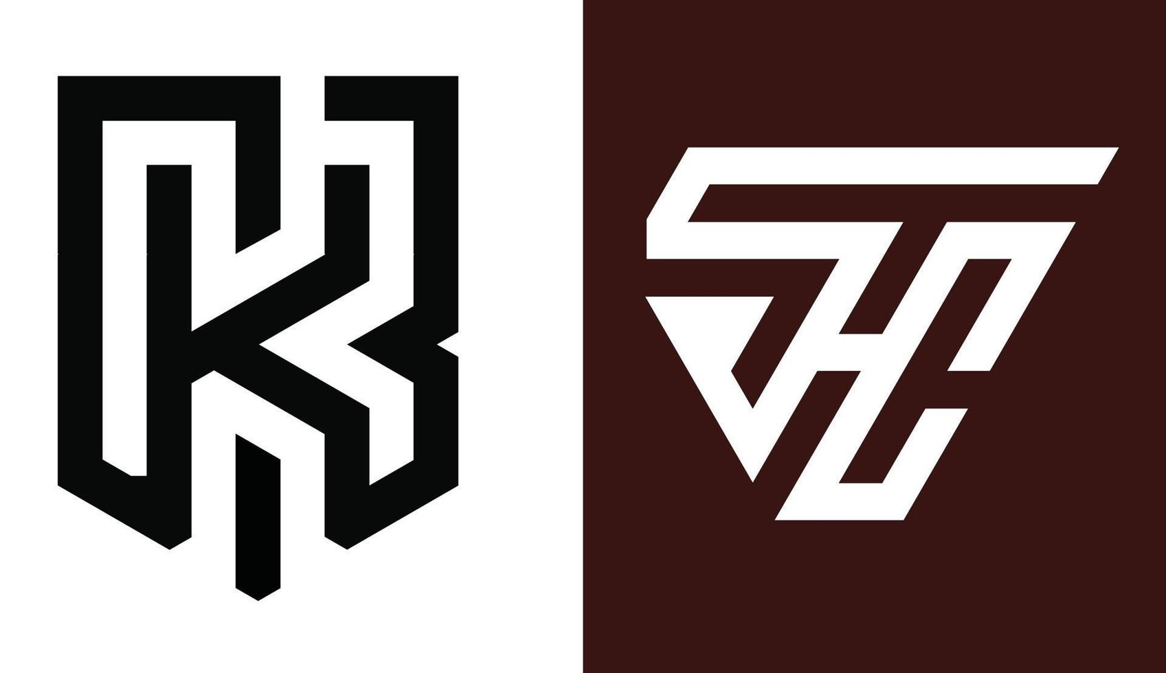 creativo vettore lettera logo design modello