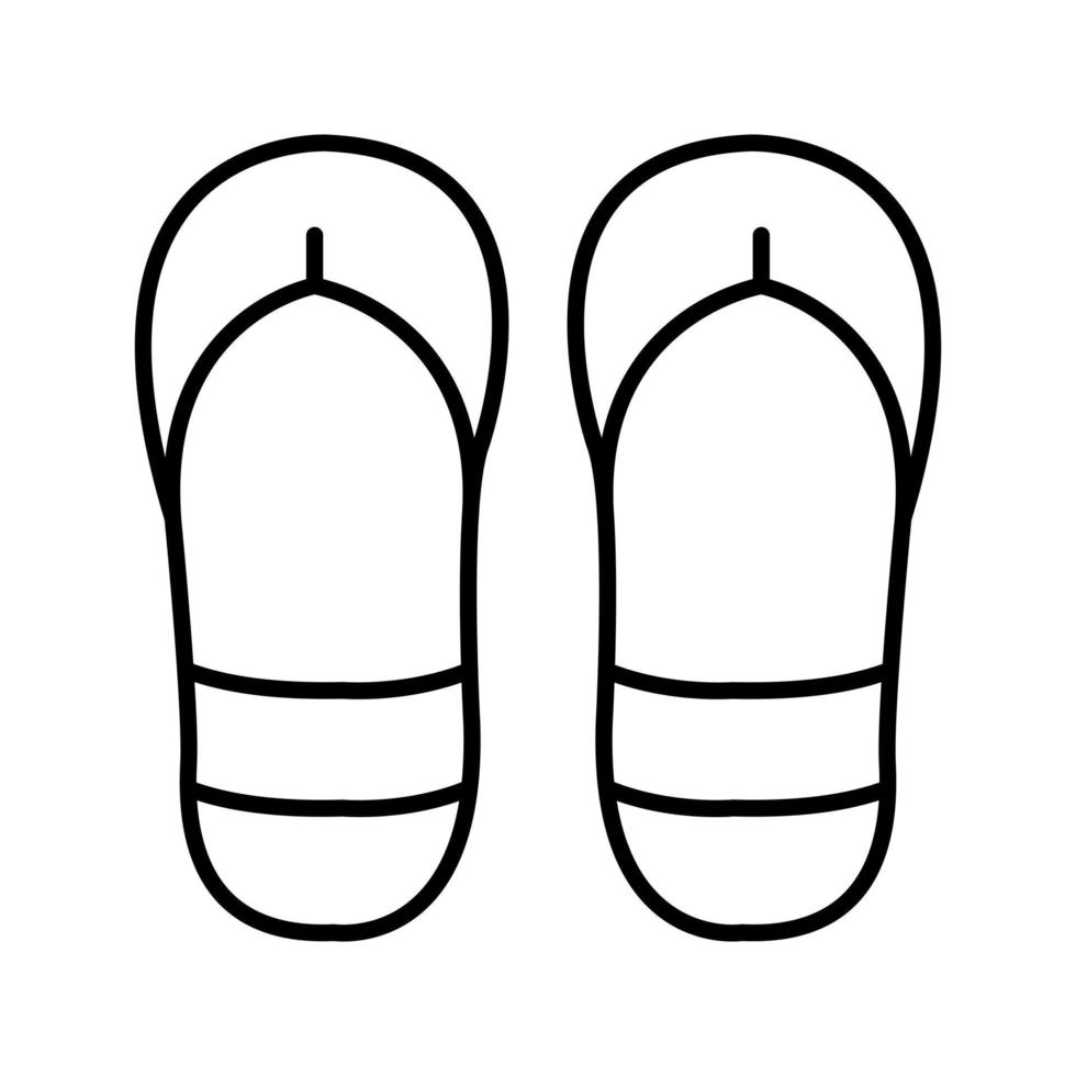 Flip flop vettore icona