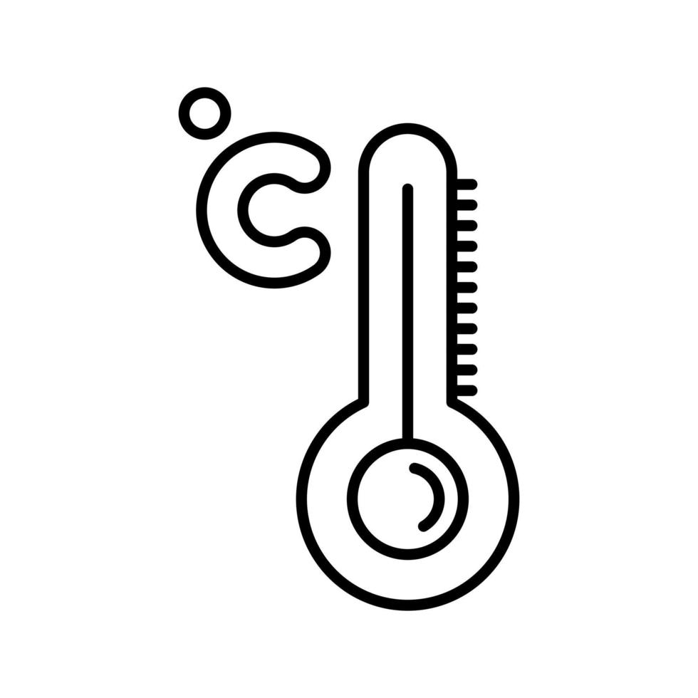 alto temperatura vettore icona