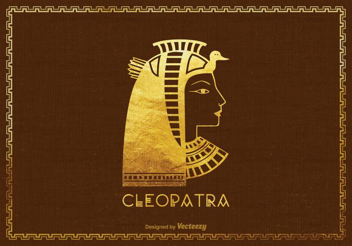 Illustrazione di silhouette vettoriali gratis Cleopatra