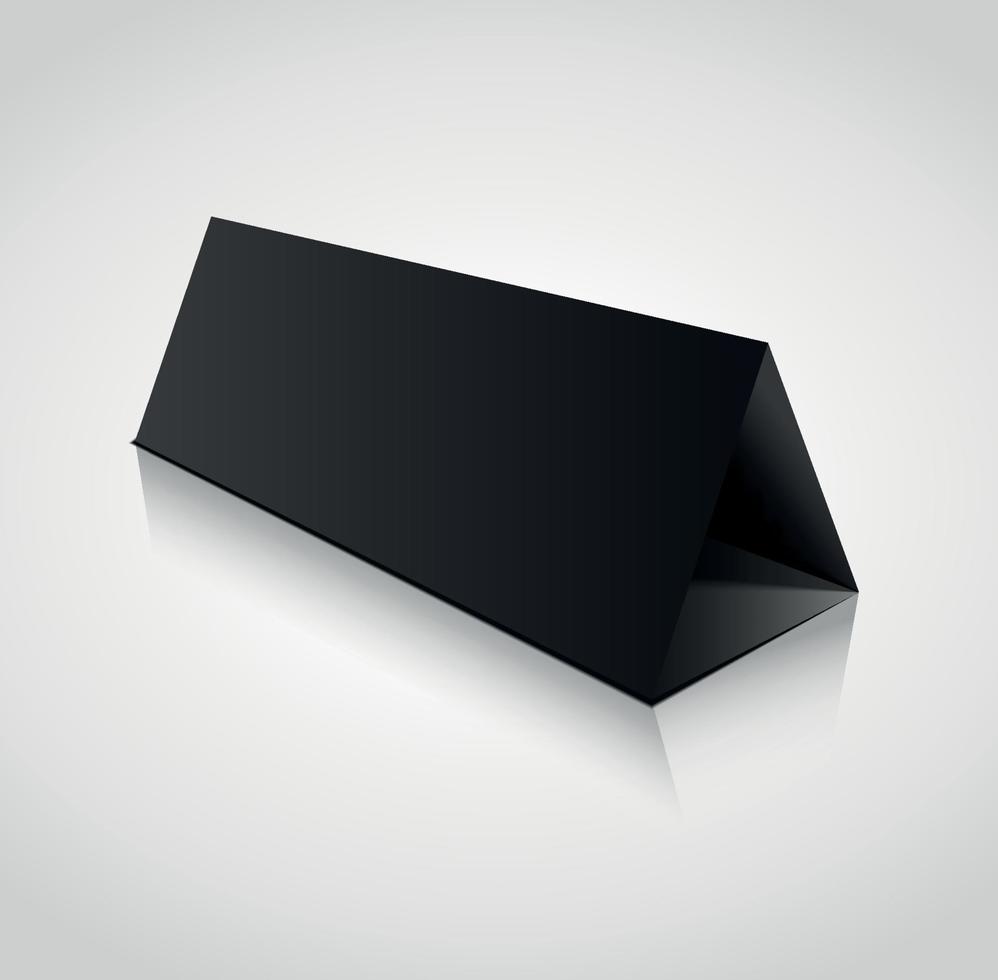 modello di carta carta nel nero colore vettore