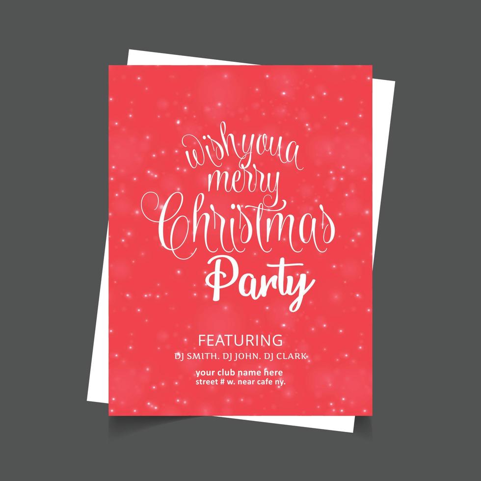 Natale carta design con elegante design e creativo sfondo vettore