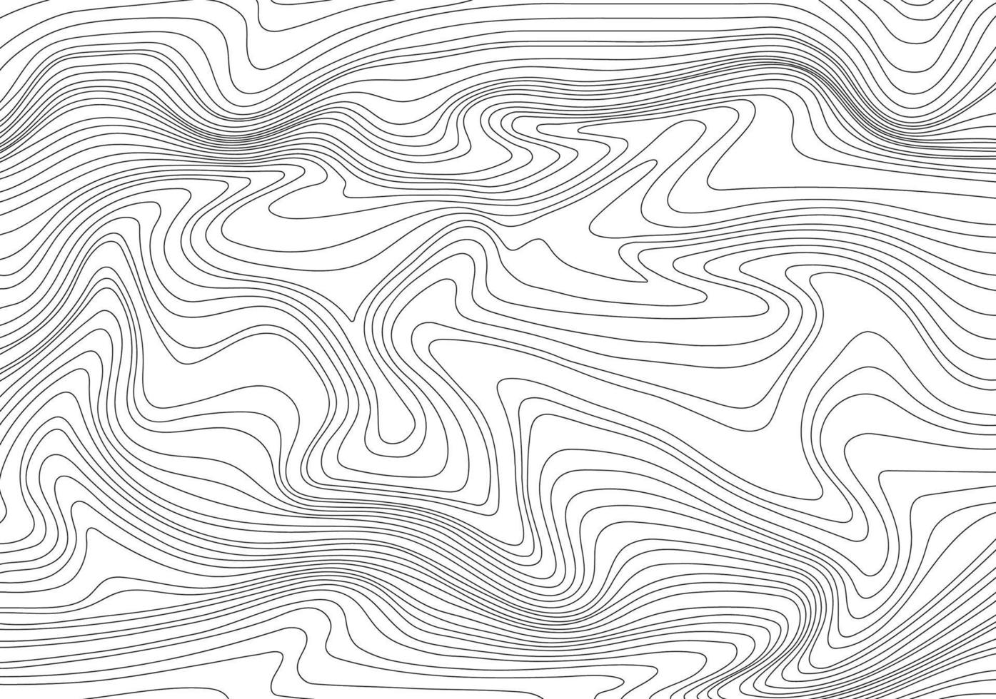 nero linea astratto topografica sfondo vettore modello