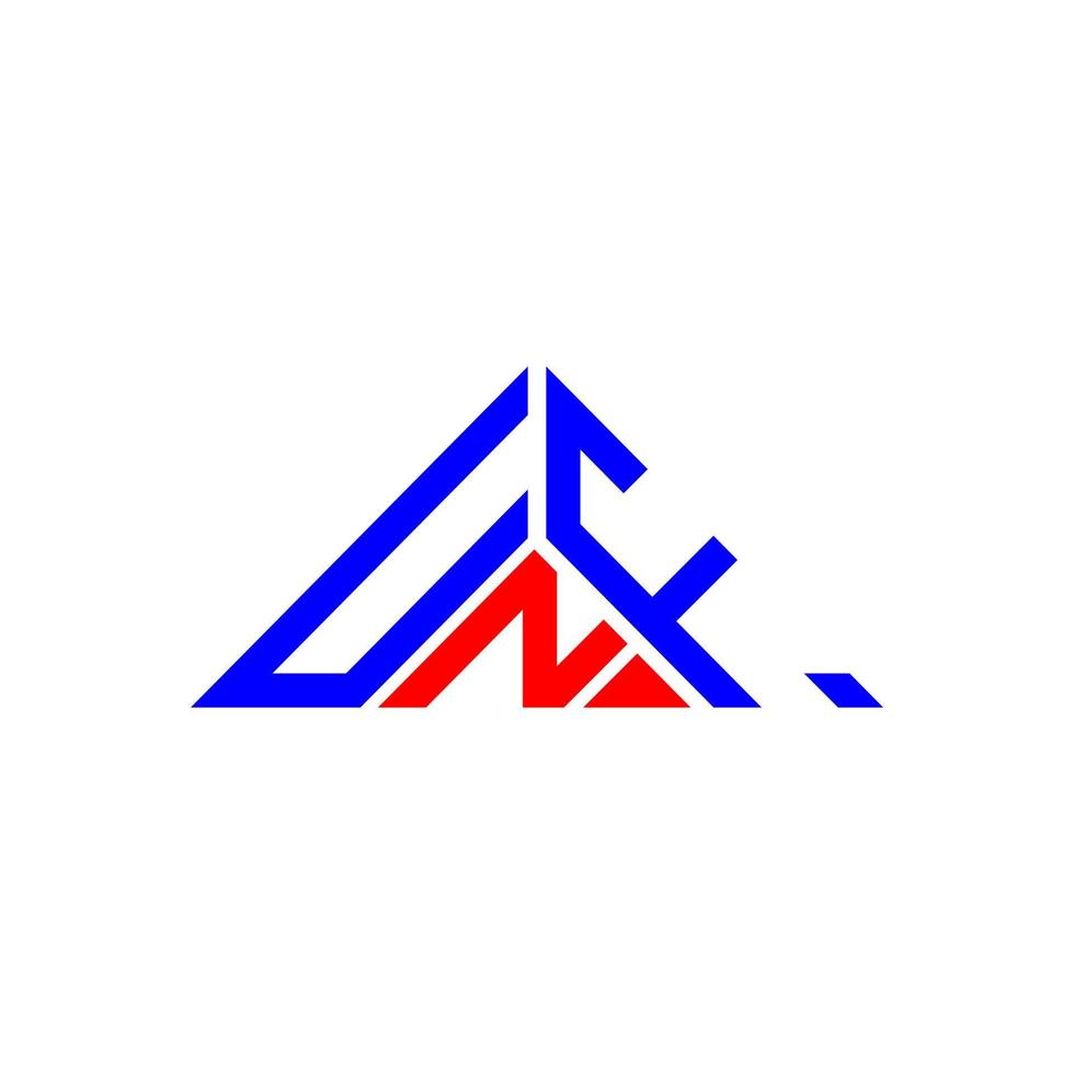 unf lettera logo creativo design con vettore grafico, unf semplice e moderno logo nel triangolo forma.