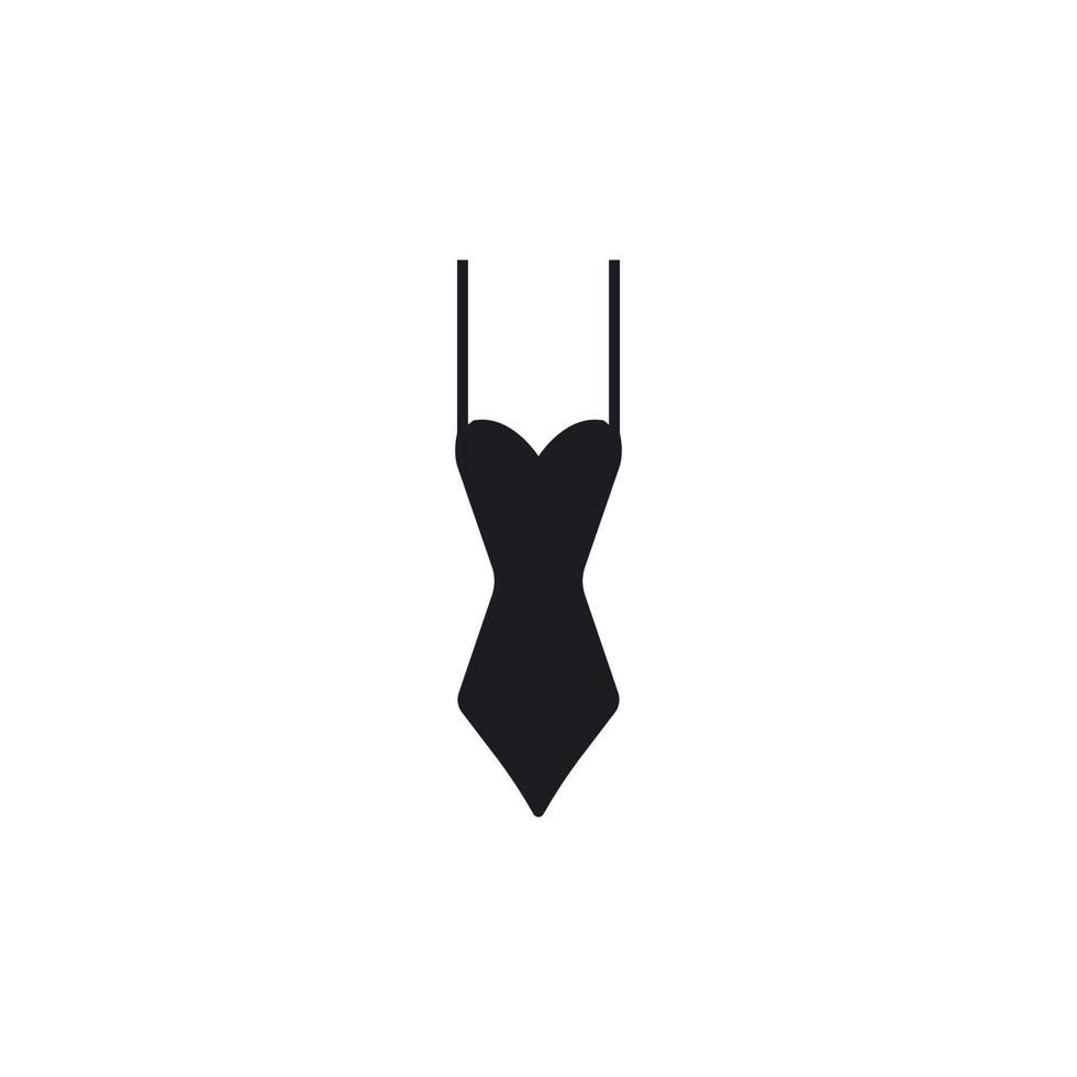 Da donna biancheria intima icona logo, vettore design