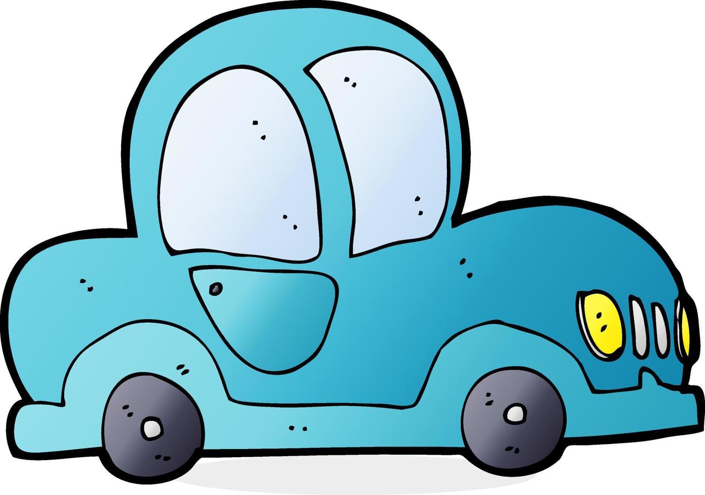 scarabocchio cartone animato auto vettore