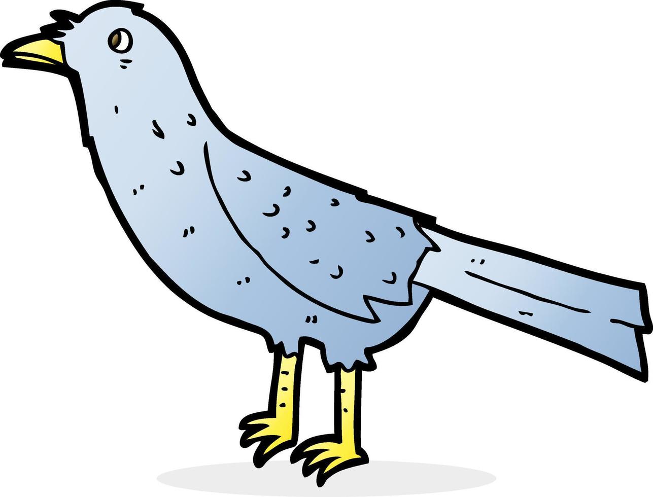 scarabocchio personaggio cartone animato corvo vettore