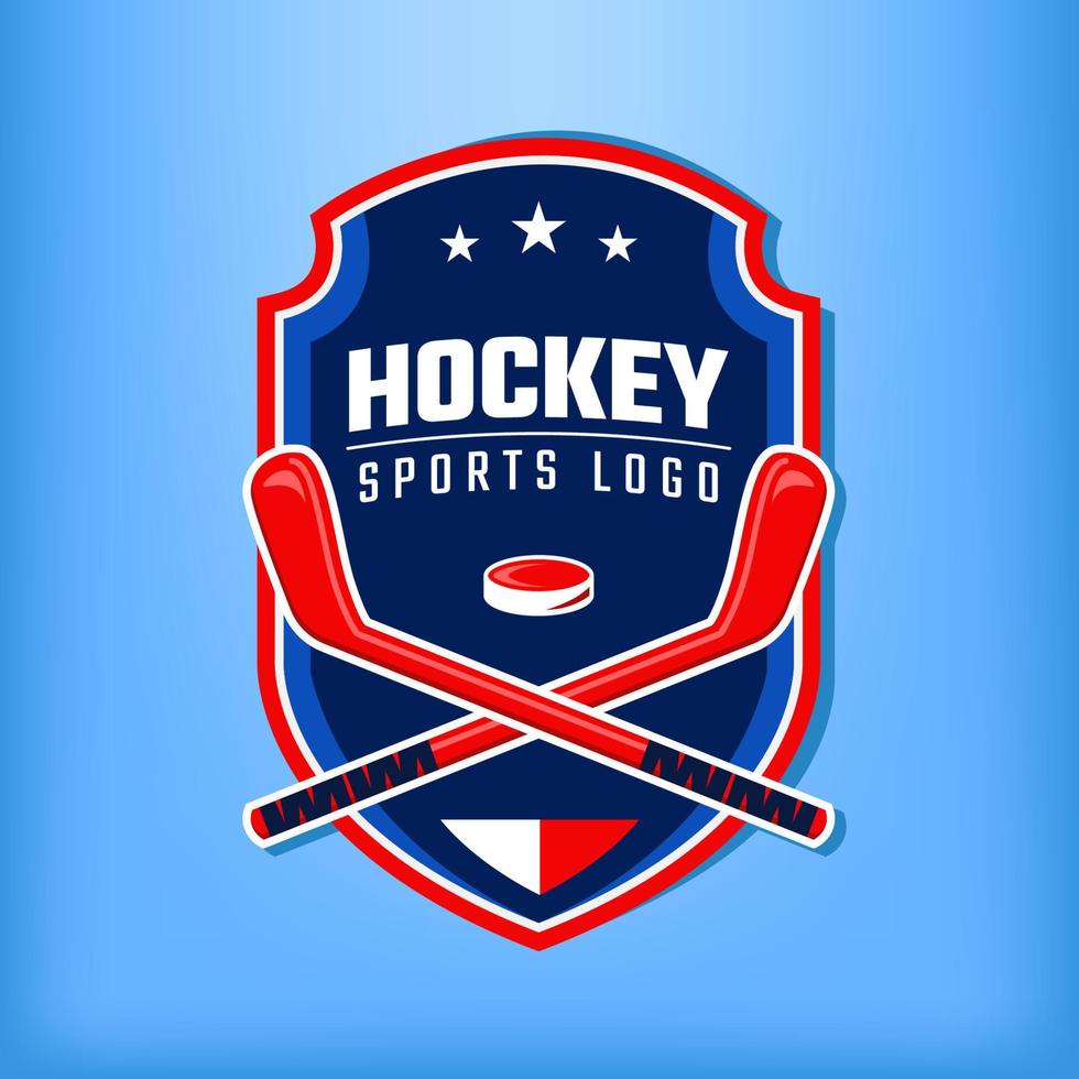 moderno hockey campionato sport distintivo vettore