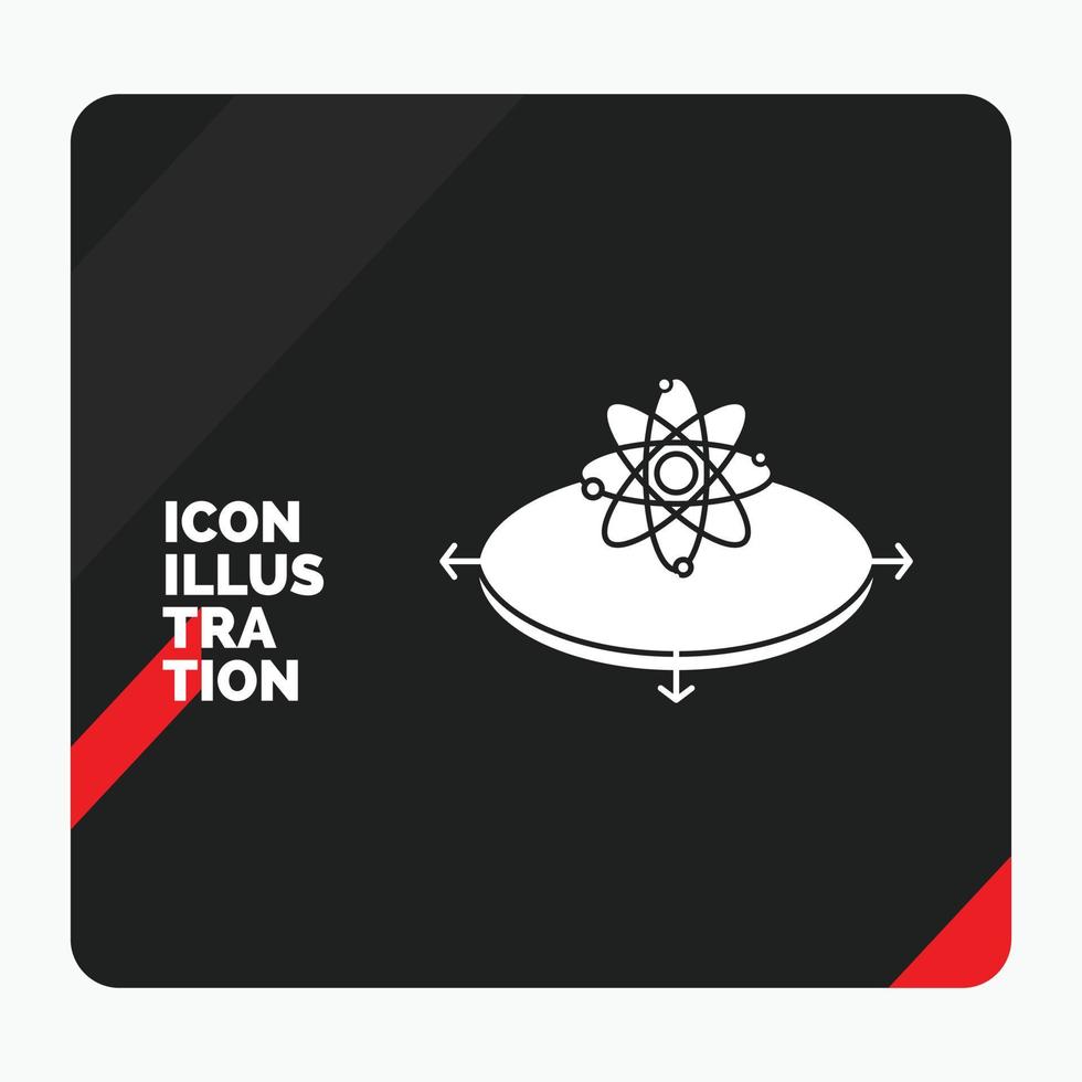 rosso e nero creativo presentazione sfondo per attività commerciale. concetto. idea. innovazione. leggero glifo icona vettore