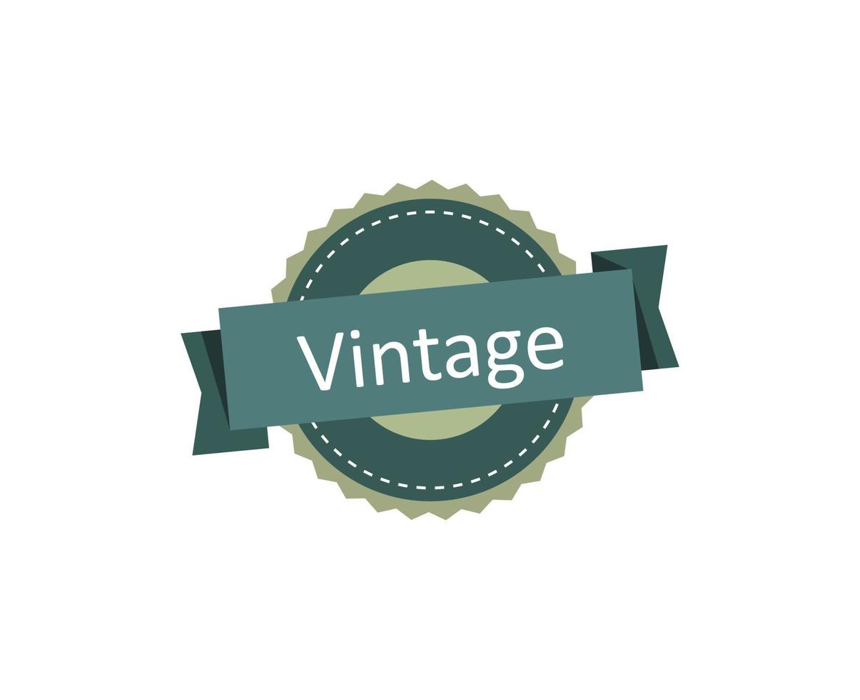 Vintage ▾ logo gratuito vettore