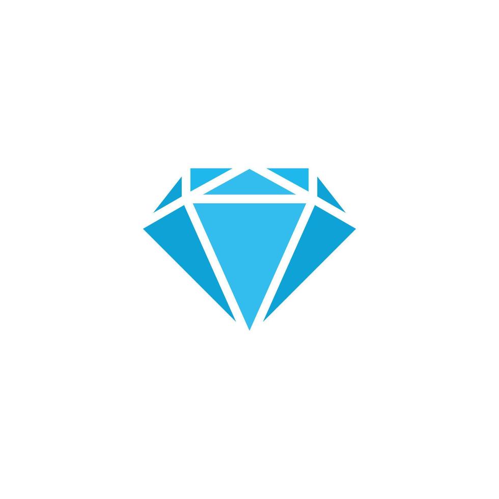 blu diamante semplice geometrico pendenza logo vettore