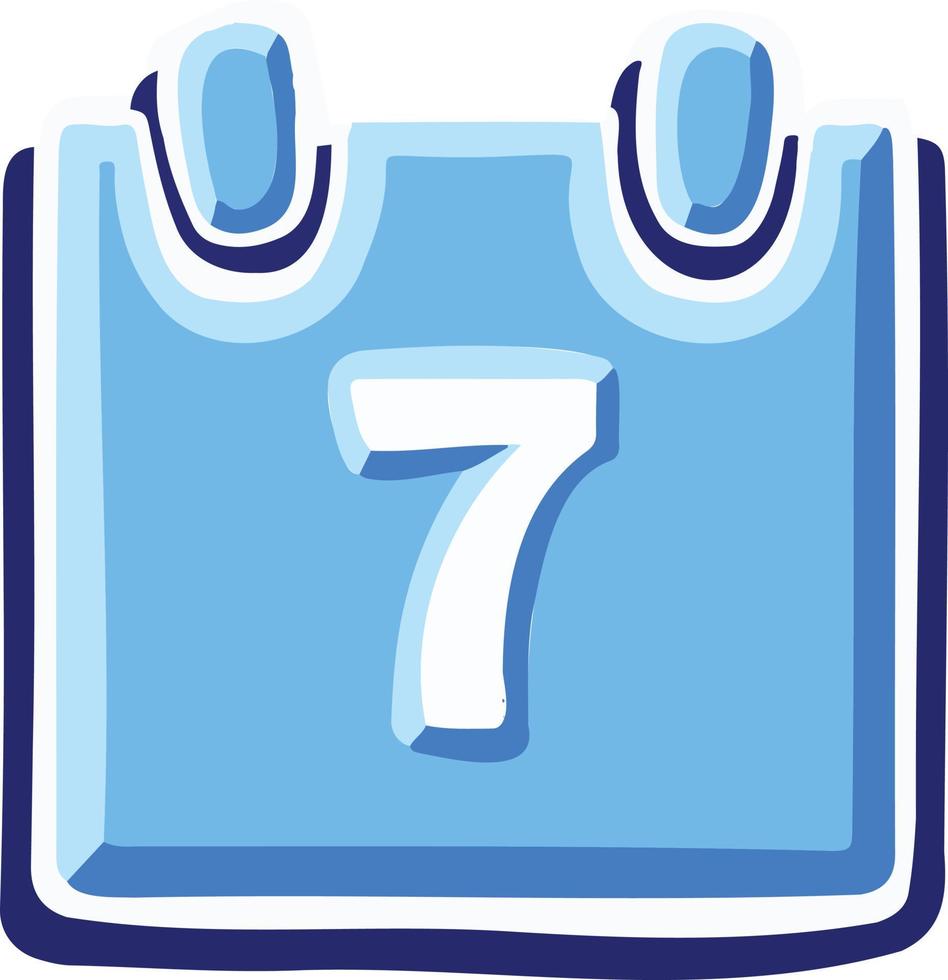 calendario icona vettore blu blu calendario diario programma