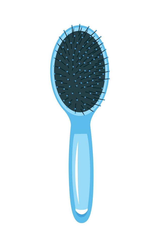 illustrazione di capelli pettine vettore