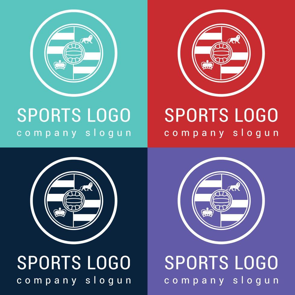 calcio club logo design modello, calcio tornei logotipo concetto. calcio squadra identità isolato , astratto sport simbolo design vettore illustrazioni