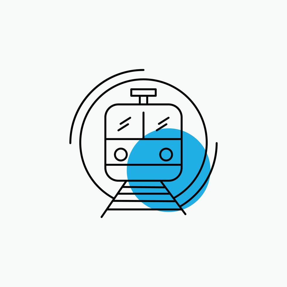 la metropolitana. treno. inteligente. pubblico. trasporto linea icona vettore