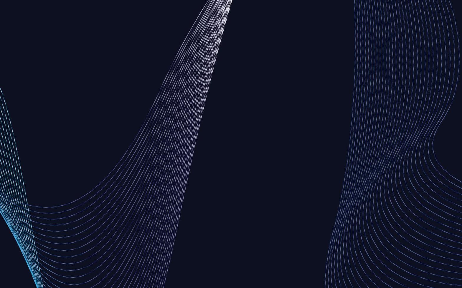astratto blu pendenza colore tecnologia linea onda sfondo vettore