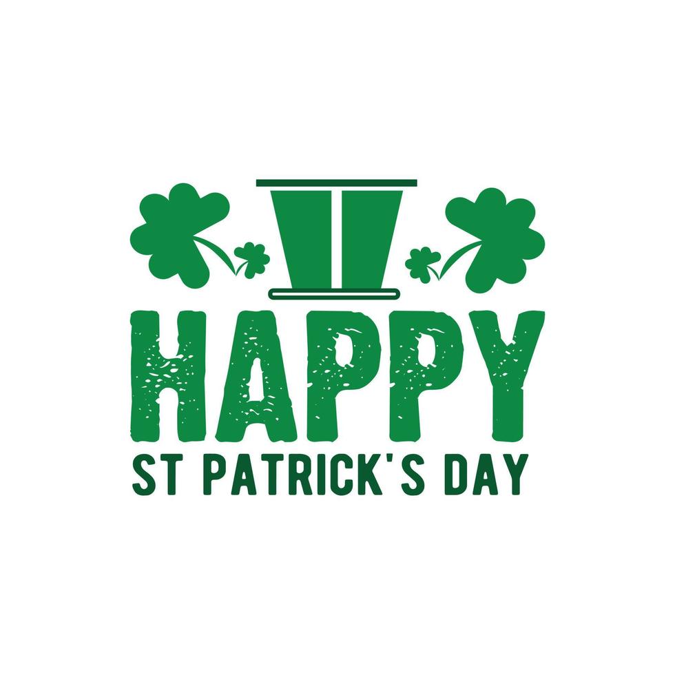 st. Patrick giorno citazioni e lettering vettore maglietta design