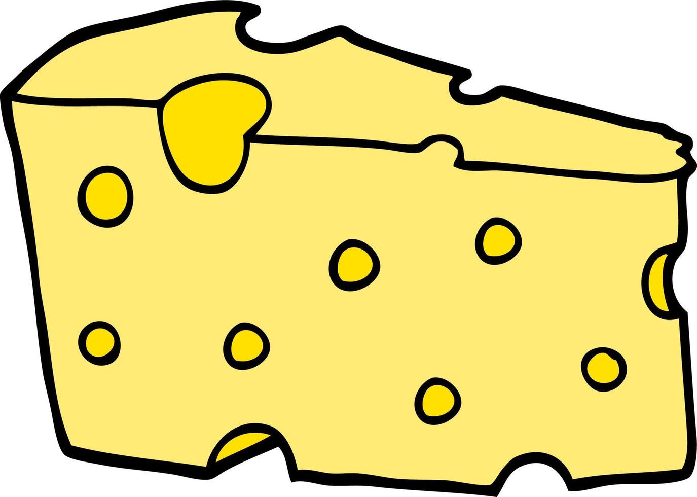 scarabocchio cartone animato formaggio vettore