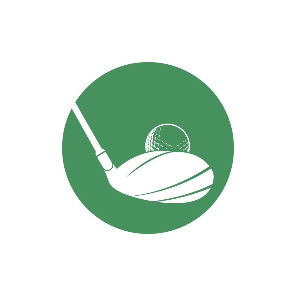 golf club vettore logo design. golf club ispirazione logo design.